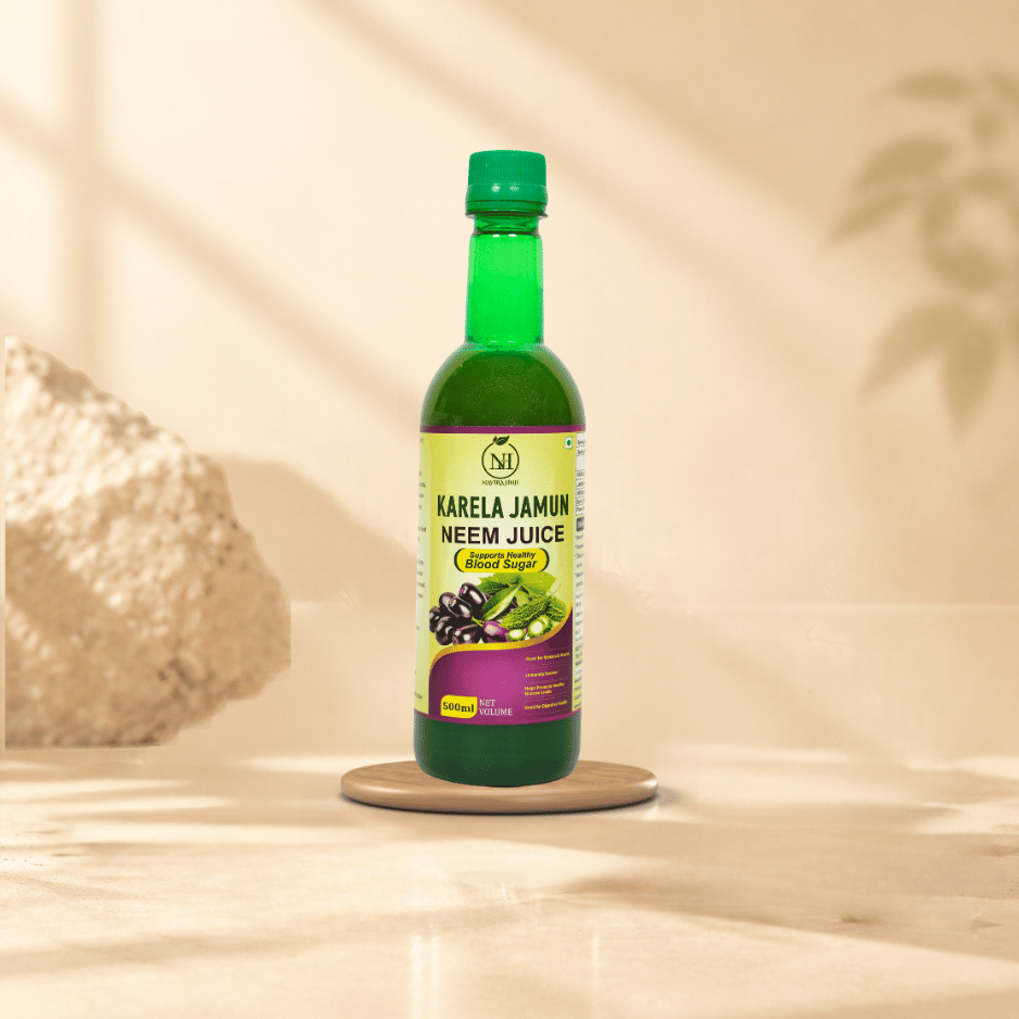Navira HNH Karela Jamun Neem Juice |  Ayurvedic Tonic for Sugar-Conscious Wellness | 500 ml